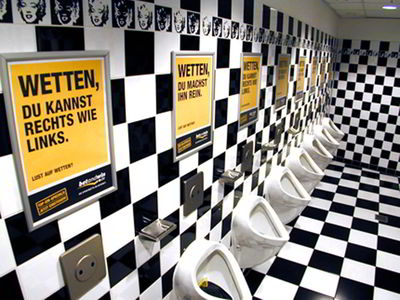 Toiletten Plakate
